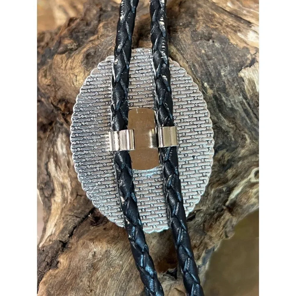 Chief Horse Southwestern Lariat Indian chief headdress Bolo Tie Western necklace - Picture 4 of 9